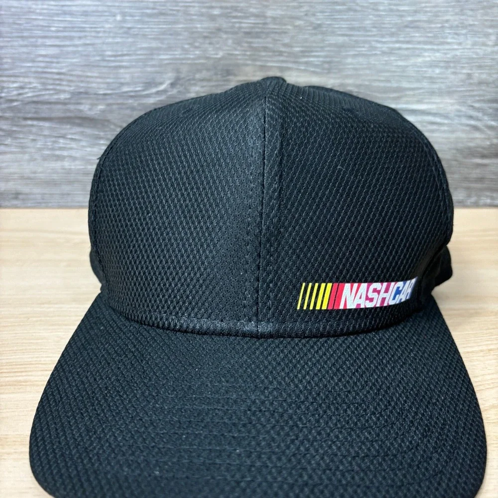 Nascar Hat Cap Strap Back Black Performance Race Car‎ Racing